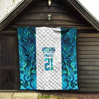 Custom New Zealand Aotearoa Quilt Maori Paua Shell Indigenous - Polynesian Pride