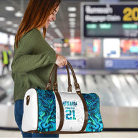 Custom New Zealand Aotearoa Travel Bag Maori Paua Shell Indigenous - Polynesian Pride