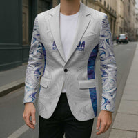 Custom New Zealand Aotearoa Blazer Purple Maori Paua Shell Indigenous LT9 - Polynesian Pride