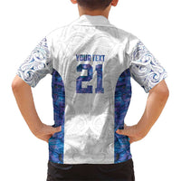 Custom New Zealand Aotearoa Hawaiian Shirt Purple Maori Paua Shell Indigenous - Polynesian Pride