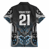 World Cricket Custom New Zealand Hawaiian Shirt Kia kaha nga Potae Pango LT9 - Polynesian Pride