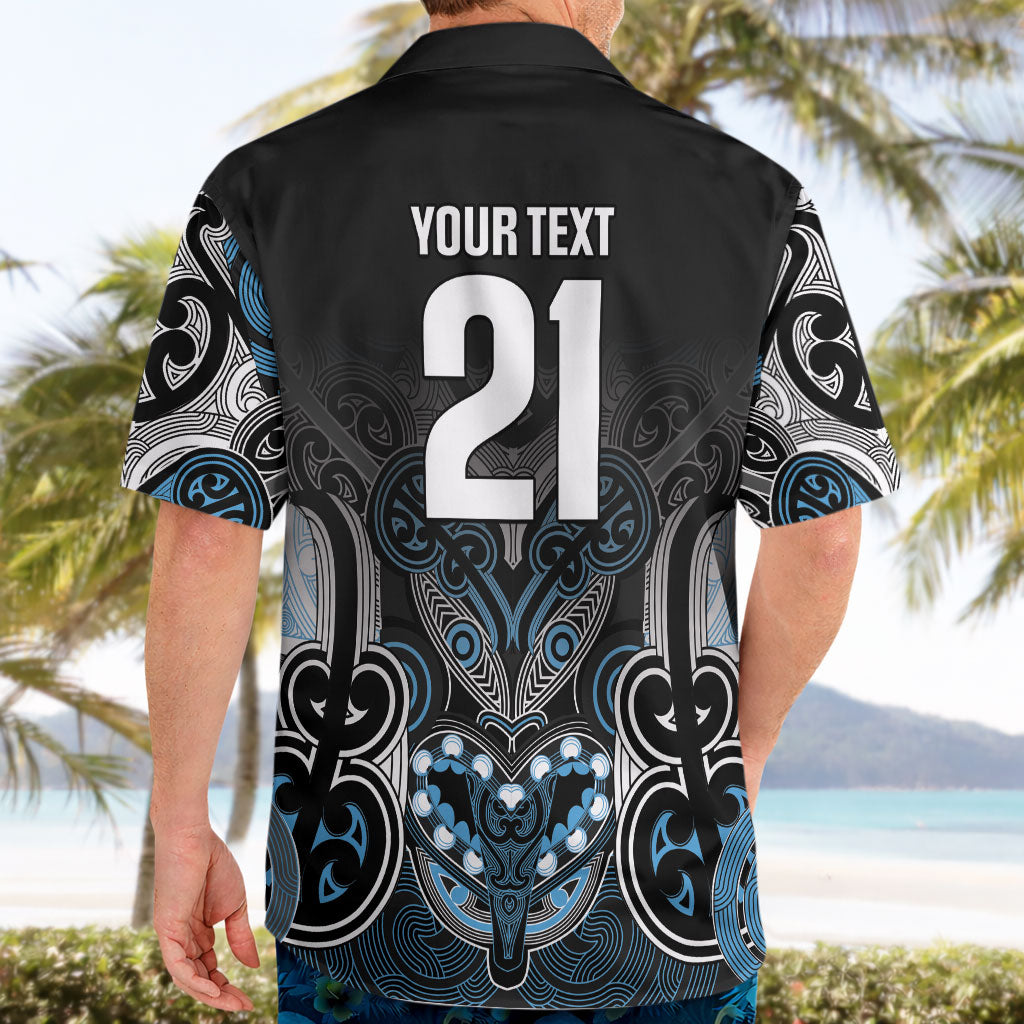 World Cricket Custom New Zealand Hawaiian Shirt Kia kaha nga Potae Pango LT9 - Polynesian Pride