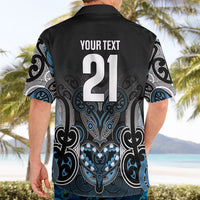 World Cricket Custom New Zealand Hawaiian Shirt Kia kaha nga Potae Pango LT9 - Polynesian Pride