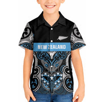 World Cricket Custom New Zealand Hawaiian Shirt Kia kaha nga Potae Pango LT9 - Polynesian Pride