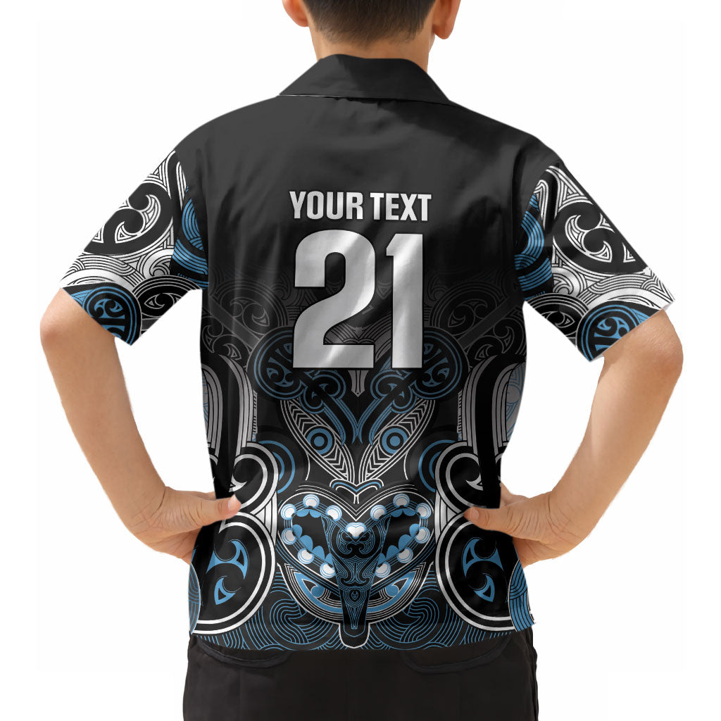 World Cricket Custom New Zealand Hawaiian Shirt Kia kaha nga Potae Pango LT9 - Polynesian Pride