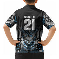 World Cricket Custom New Zealand Hawaiian Shirt Kia kaha nga Potae Pango LT9 - Polynesian Pride