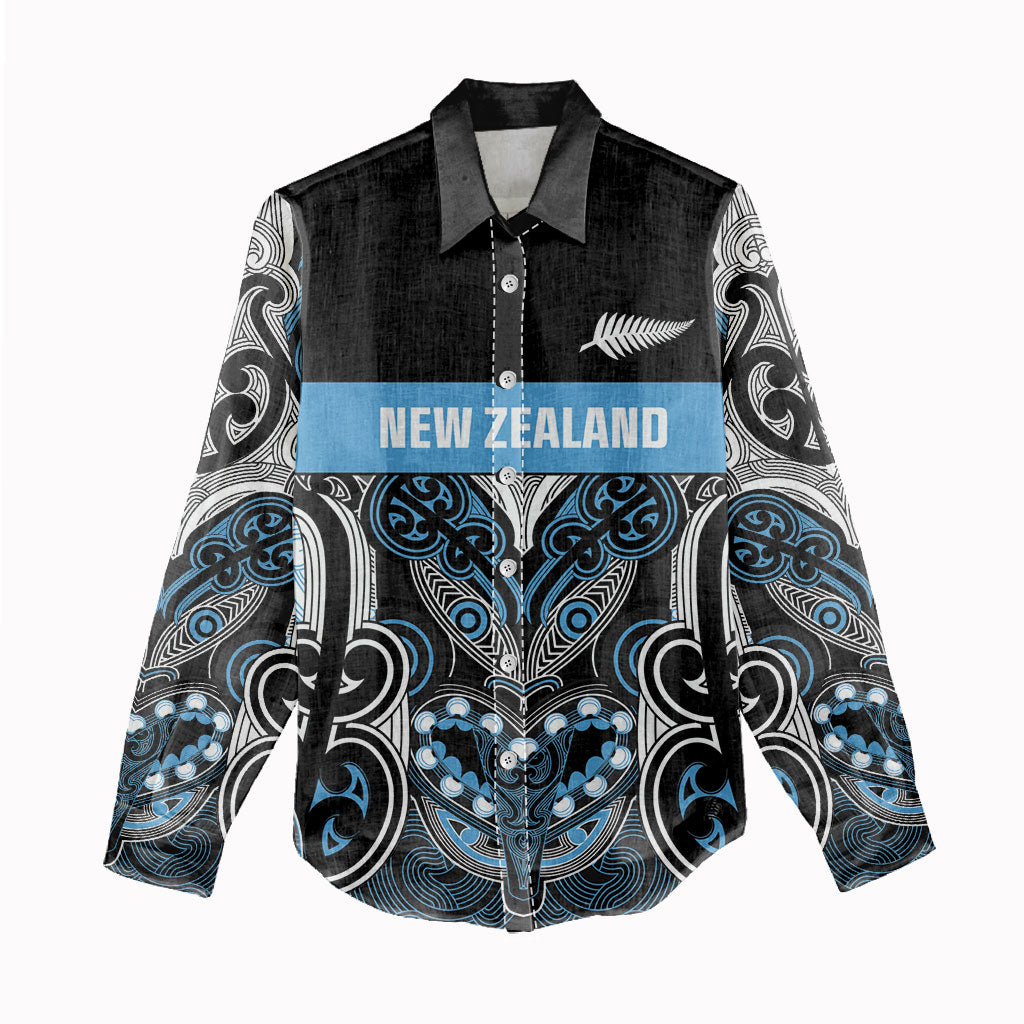World Cricket Custom New Zealand Women Casual Shirt Kia kaha nga Potae Pango LT9 - Polynesian Pride