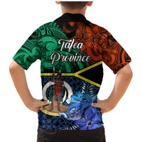 Tafea Day Family Matching Mermaid Dress and Hawaiian Shirt Vanuatu Sand Drawing With Polynesian Pattern LT9 - Polynesian Pride