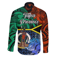 Tafea Day Family Matching Off Shoulder Maxi Dress and Hawaiian Shirt Vanuatu Sand Drawing With Polynesian Pattern LT9 - Polynesian Pride