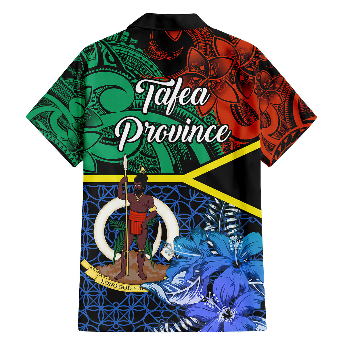 Tafea Day Family Matching Tank Maxi Dress and Hawaiian Shirt Vanuatu Sand Drawing With Polynesian Pattern LT9 - Polynesian Pride