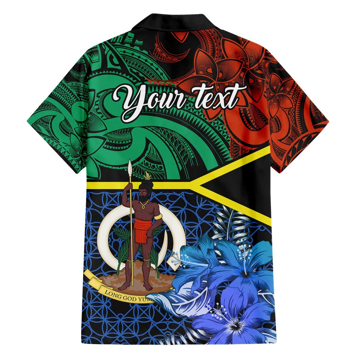 Personalised Tafea Day Hawaiian Shirt Vanuatu Sand Drawing With Polynesian Pattern LT9 - Polynesian Pride