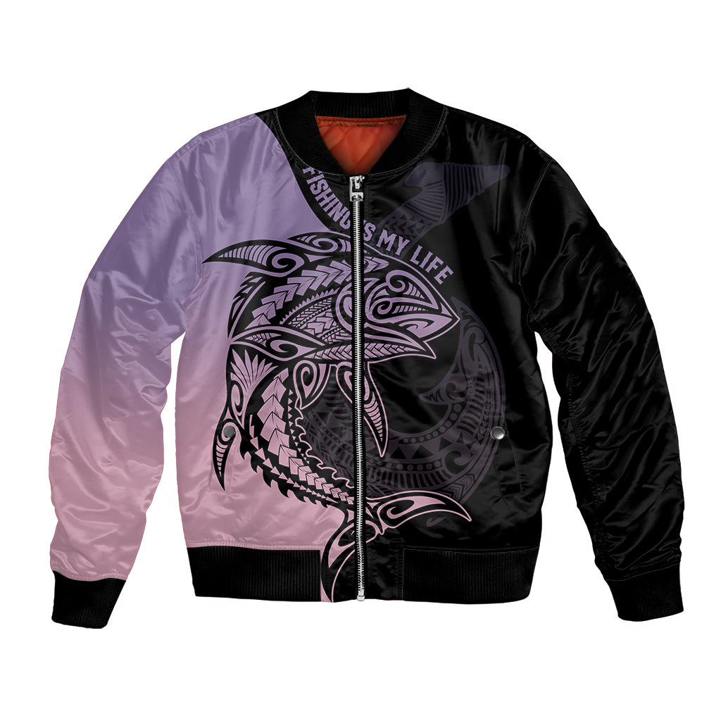 personalised-polynesia-fishing-bomber-jacket-with-maori-hei-matau-fish-hook-pastel-art