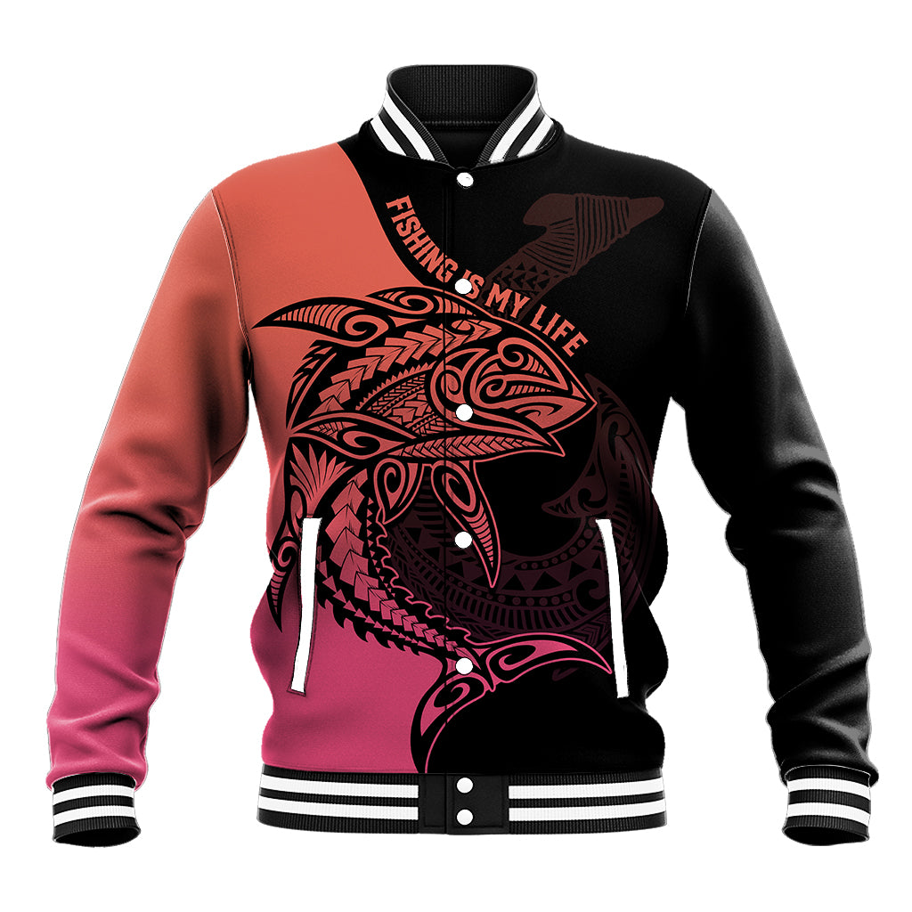 personalised-polynesia-fishing-baseball-jacket-with-maori-hei-matau-fish-hook-pink-art