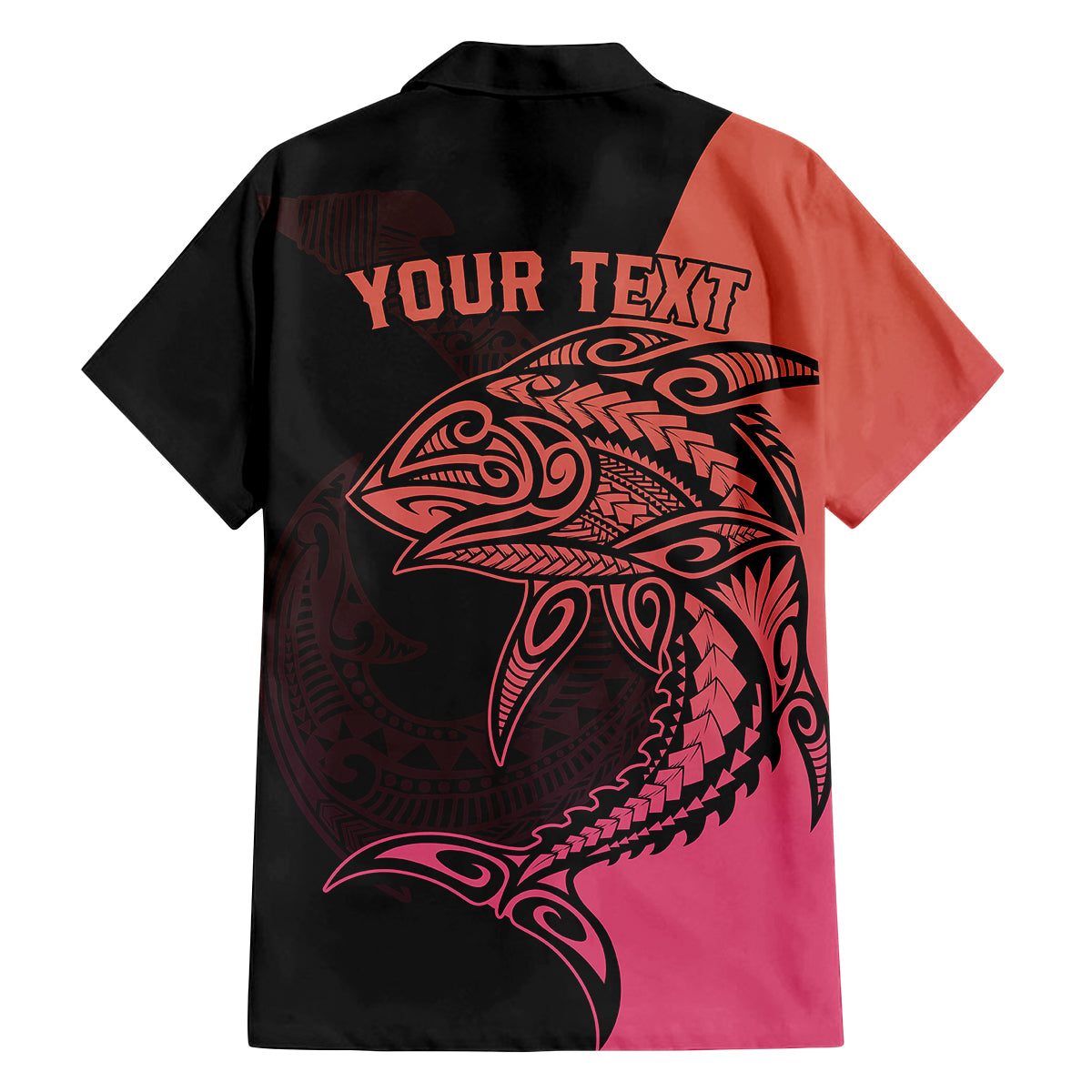 Personalised Polynesia Fishing Family Matching Long Sleeve Bodycon Dress and Hawaiian Shirt With Maori Hei Matau Fish Hook Pink Art LT9 - Polynesian Pride
