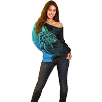 personalised-polynesia-fishing-off-shoulder-sweater-with-maori-hei-matau-fish-hook-turquoise-art
