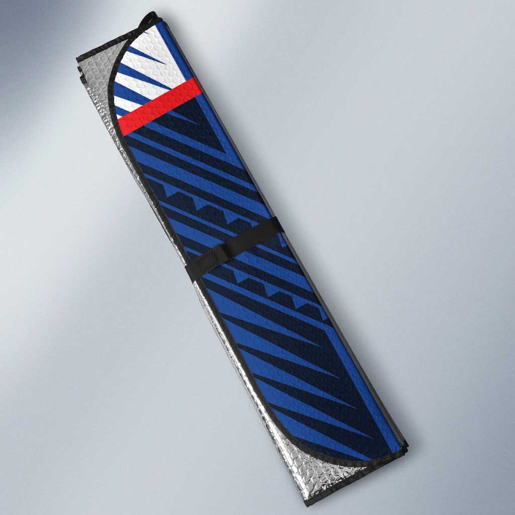 Rugby Toa Samoa Auto Sun Shade Samoa mo Samoa Island Warrior Pride - Polynesian Pride