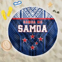 Rugby Toa Samoa Beach Blanket Samoa mo Samoa Island Warrior Pride - Polynesian Pride