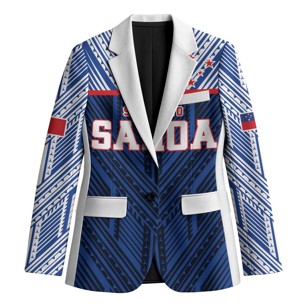 Custom Rugby Toa Samoa Blazer Samoa mo Samoa Island Warrior Pride - Polynesian Pride