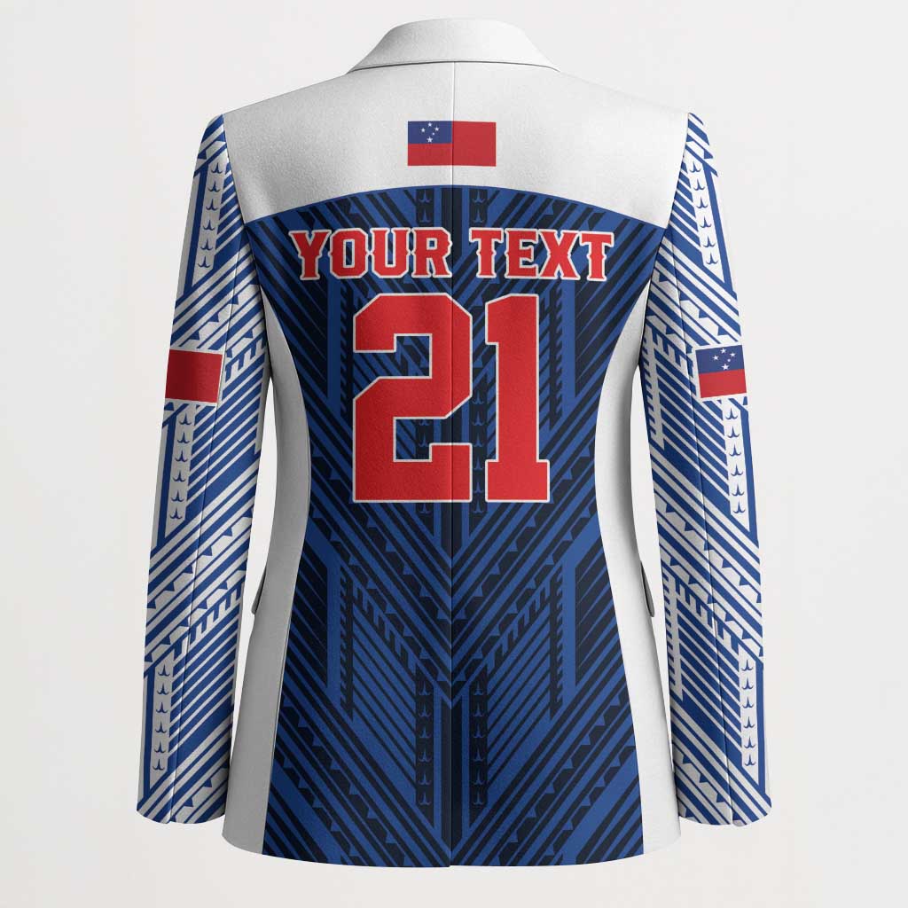 Custom Rugby Toa Samoa Blazer Samoa mo Samoa Island Warrior Pride - Polynesian Pride
