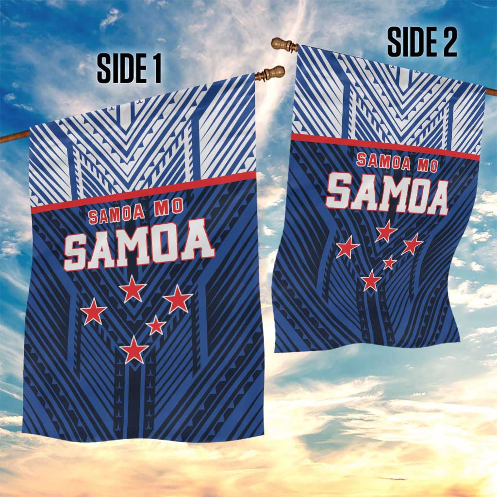 Rugby Toa Samoa Garden Flag Samoa mo Samoa Island Warrior Pride - Polynesian Pride