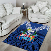 Rugby Toa Samoa Area Rug Samoa mo Samoa Strength in Tatau - Polynesian Pride