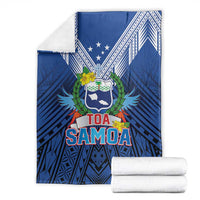 Rugby Toa Samoa Blanket Samoa mo Samoa Strength in Tatau - Polynesian Pride