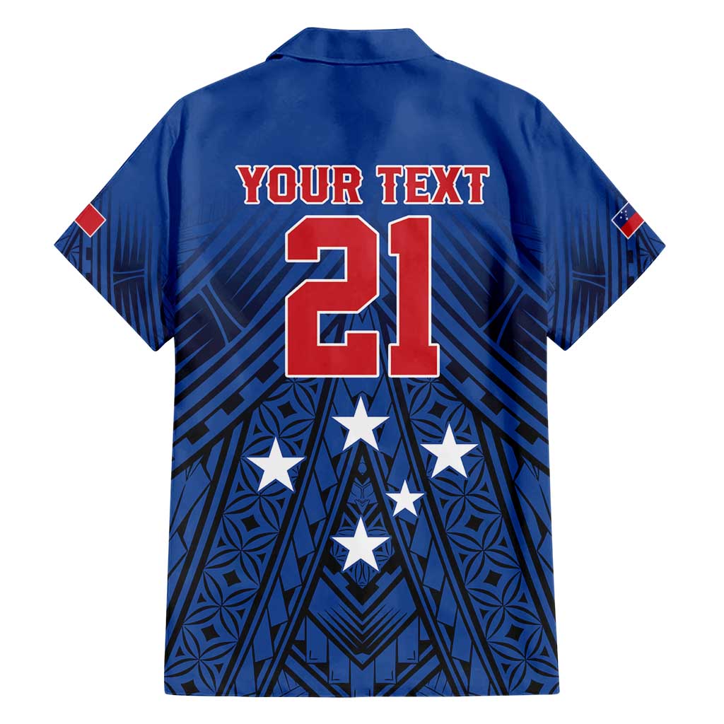 Custom Rugby Toa Samoa Hawaiian Shirt Samoa mo Samoa Strength in Tatau - Polynesian Pride