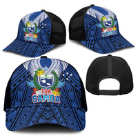 Toa Samoa Rugby Mesh Trucker Cap Samoa mo Samoa Strength in Tatau - Polynesian Pride