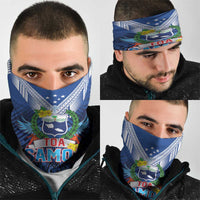 Rugby Toa Samoa Neck Gaiter Samoa mo Samoa Strength in Tatau - Polynesian Pride