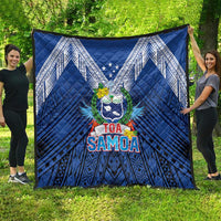Rugby Toa Samoa Quilt Samoa mo Samoa Strength in Tatau - Polynesian Pride