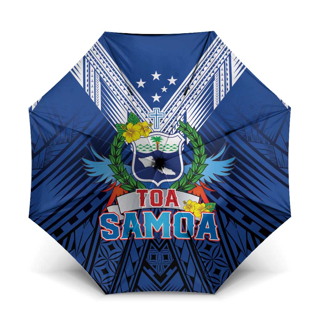 Rugby Toa Samoa Umbrella Samoa mo Samoa Strength in Tatau - Polynesian Pride