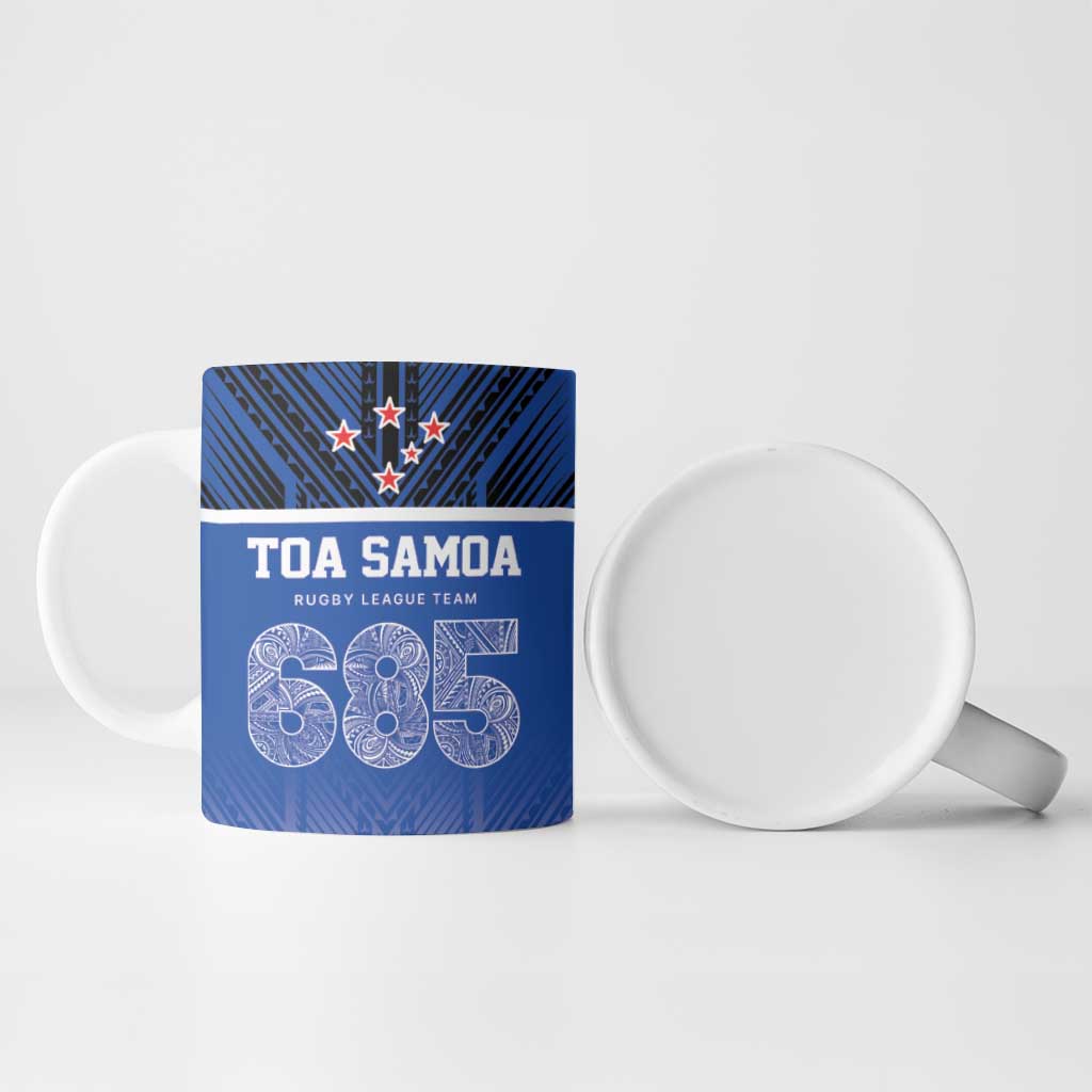 Toa Samoa 685 Ceramic Mug Uso Aso Uma For Life For Samoa - Polynesian Pride