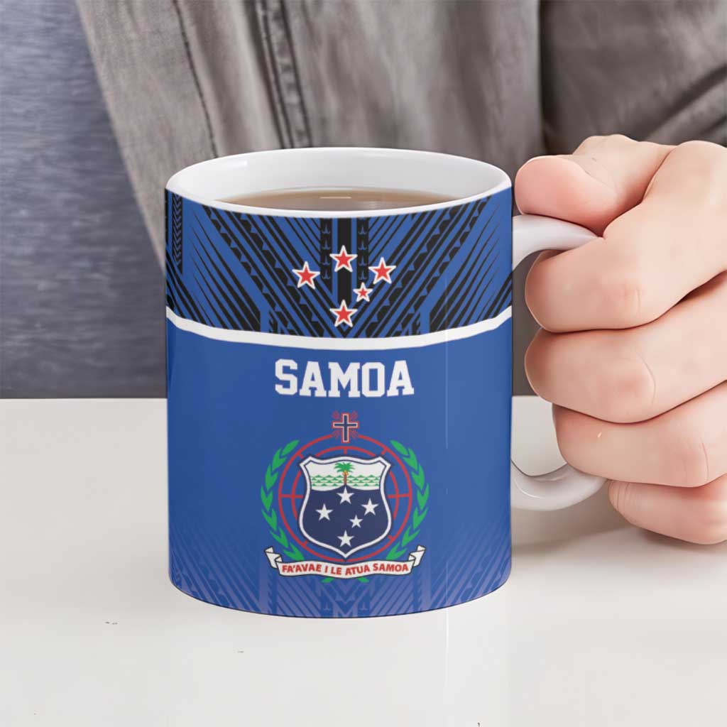 Toa Samoa 685 Ceramic Mug Uso Aso Uma For Life For Samoa - Polynesian Pride