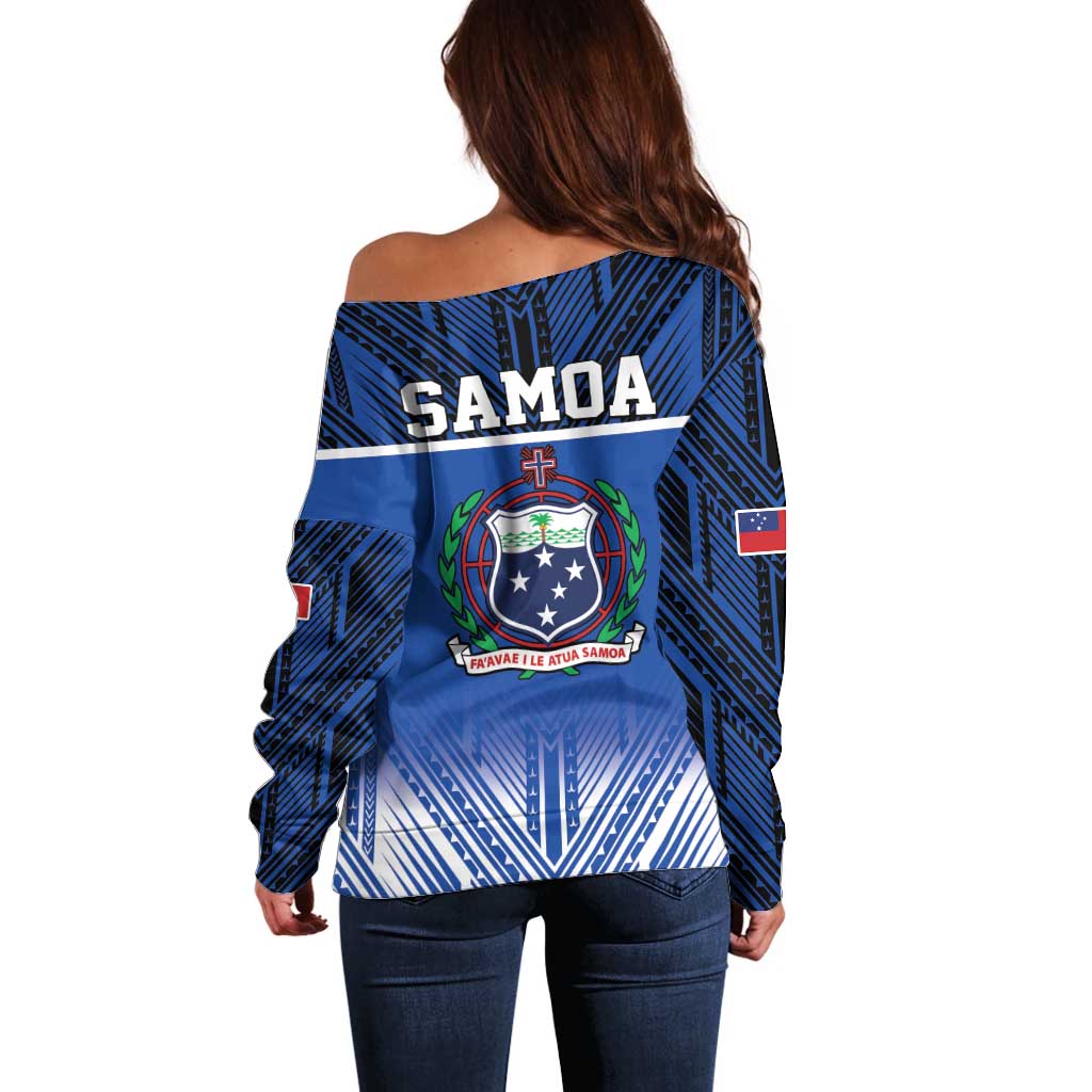 Toa Samoa 685 Off Shoulder Sweater Uso Aso Uma For Life For Samoa - Polynesian Pride