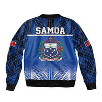 Toa Samoa 685 Sleeve Zip Bomber Jacket Uso Aso Uma For Life For Samoa - Polynesian Pride