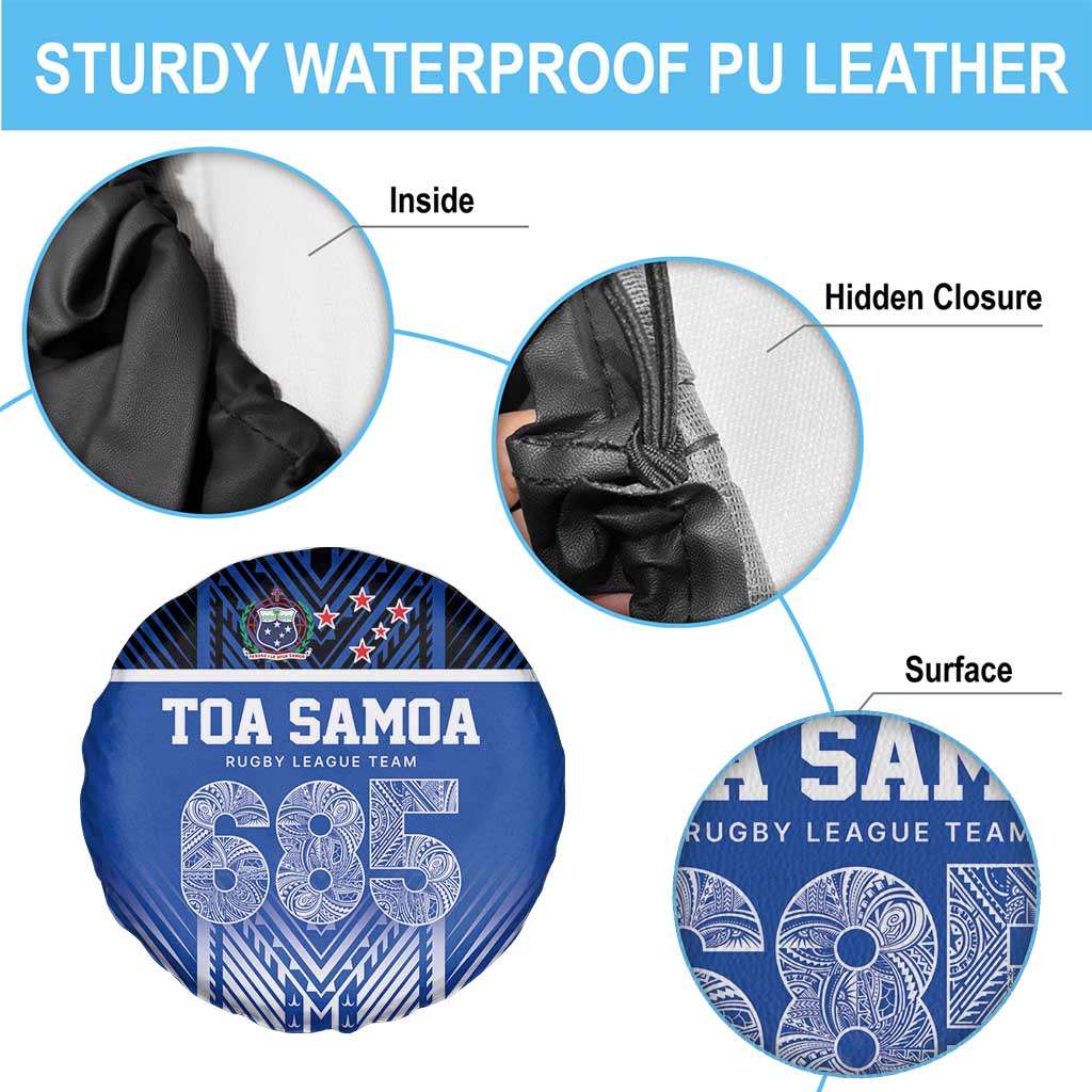 Toa Samoa 685 Spare Tire Cover Uso Aso Uma For Life For Samoa - Polynesian Pride