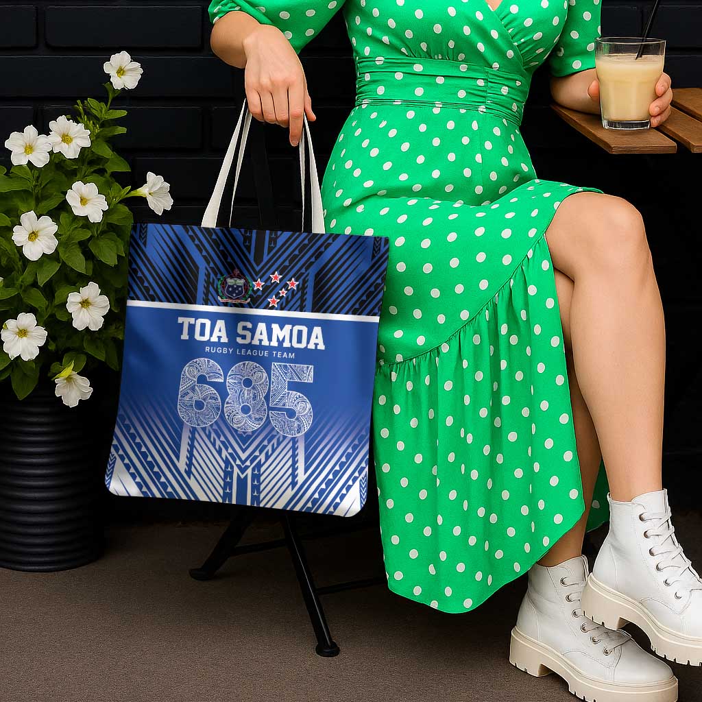 Toa Samoa 685 Tote Bag Uso Aso Uma For Life For Samoa - Polynesian Pride