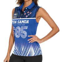 Toa Samoa 685 Women Sleeveless Polo Shirt Uso Aso Uma For Life For Samoa - Polynesian Pride