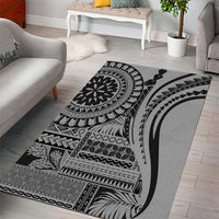 Samoa Siapo Arty Area Rug Black Style LT9 - Polynesian Pride