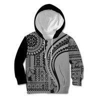 Samoa Siapo Arty Kid Hoodie Black Style LT9 Hoodie Black - Polynesian Pride