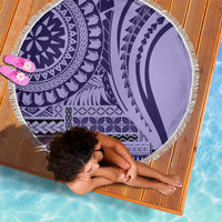 Samoa Siapo Arty Beach Blanket Purple Style LT9 - Polynesian Pride