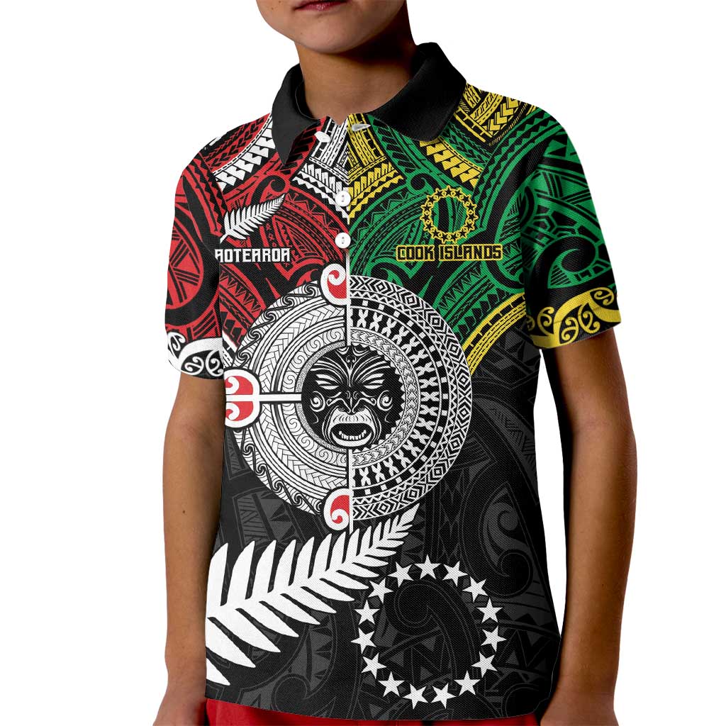 Aotearoa and Cook Islands Mo Te Tiriti Kid Polo Shirt New Zealand Honour The Treaty Ake!Ake!Ake!