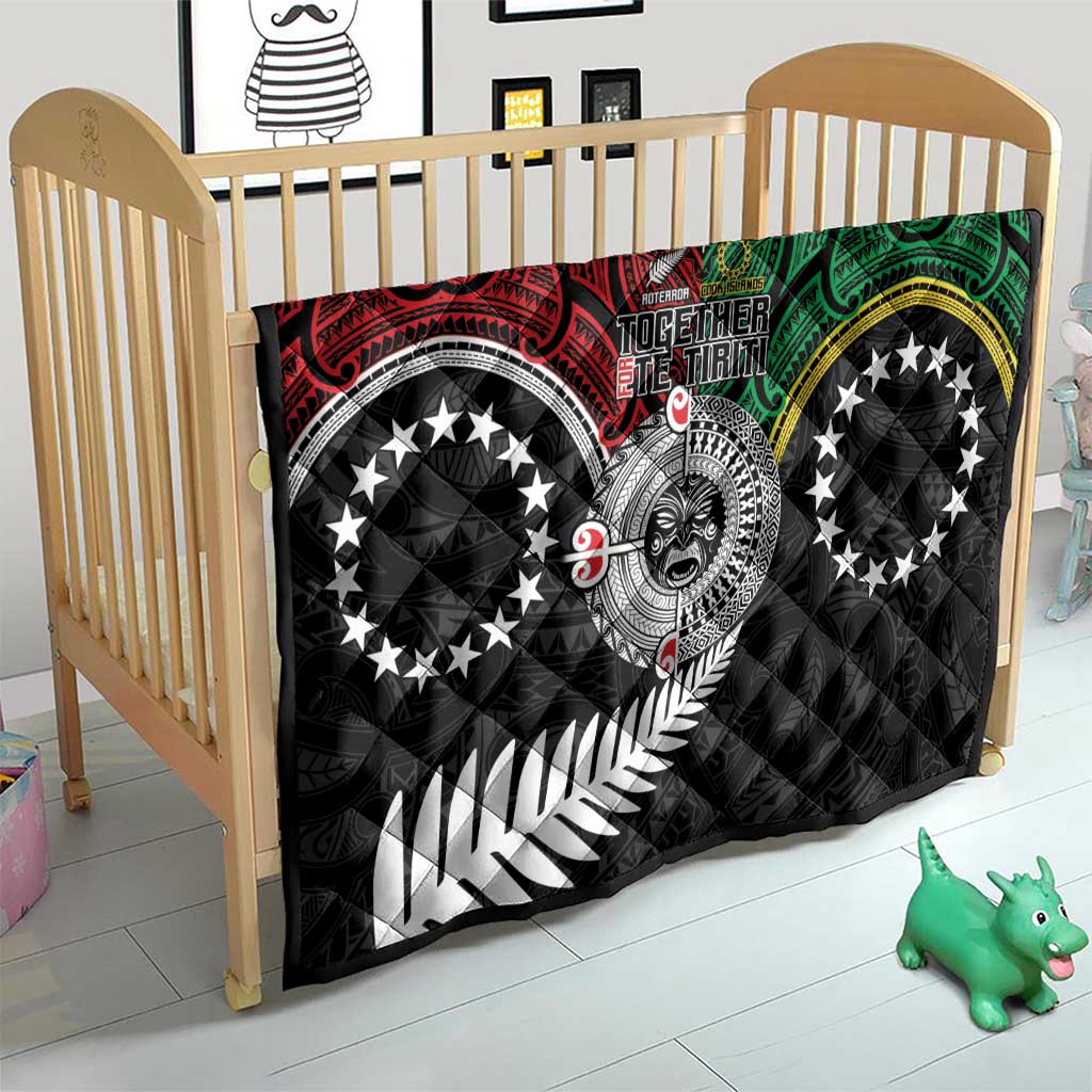 Aotearoa and Cook Islands Mo Te Tiriti Quilt New Zealand Honour The Treaty Ake!Ake!Ake! LT9 - Polynesian Pride