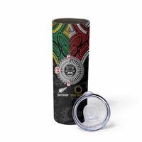 Aotearoa and Cook Islands Mo Te Tiriti Skinny Tumbler New Zealand Honour The Treaty Ake!Ake!Ake! LT9 - Polynesian Pride