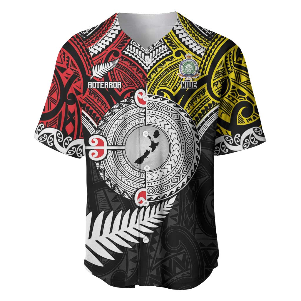 Aotearoa and Niue Mo Te Tiriti Baseball Jersey New Zealand Honour The Treaty Ake!Ake!Ake!