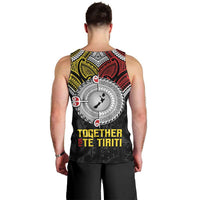 Aotearoa and Niue Mo Te Tiriti Men Tank Top New Zealand Honour The Treaty Ake!Ake!Ake! LT9 - Polynesian Pride