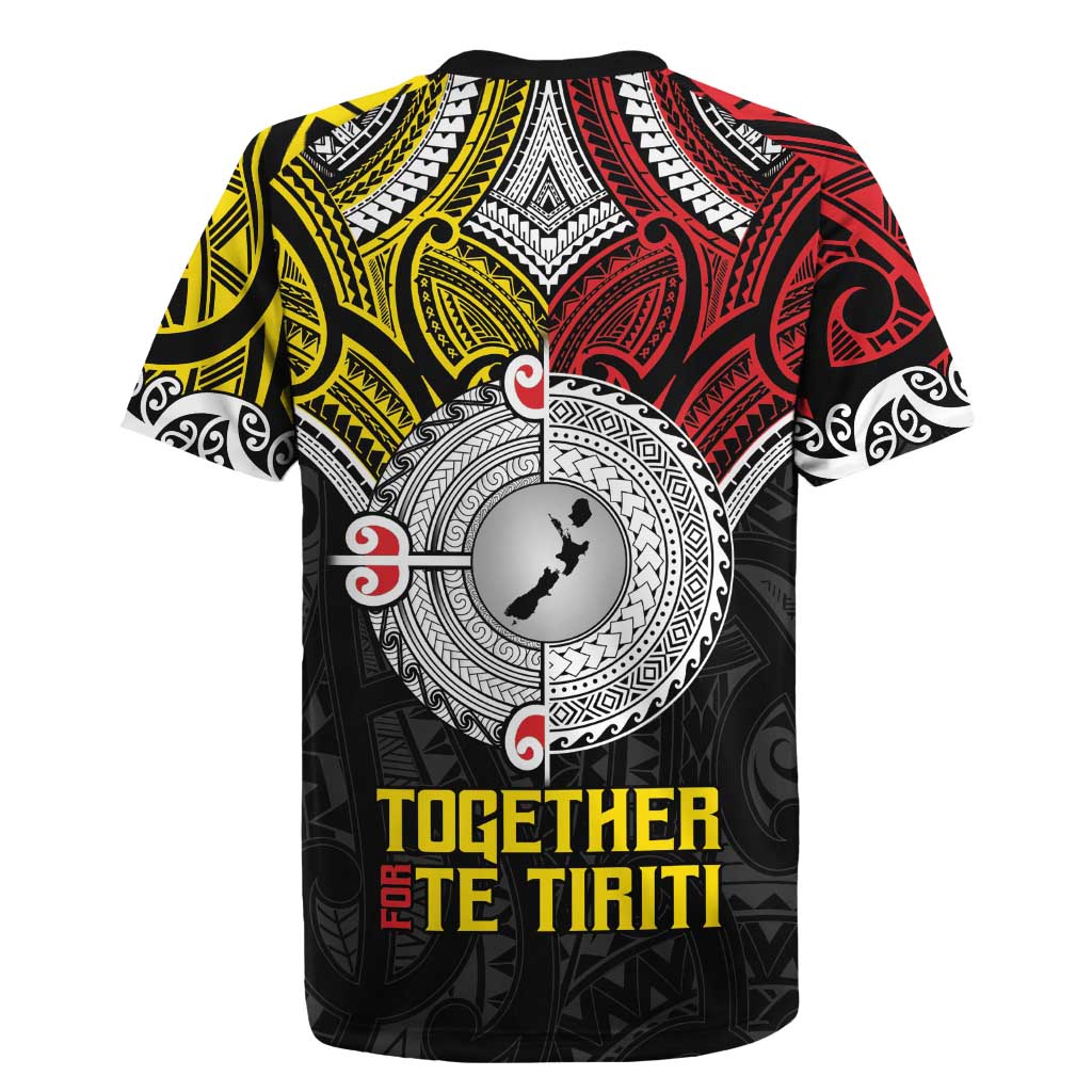 Aotearoa and Niue Mo Te Tiriti Rugby Jersey New Zealand Honour The Treaty Ake!Ake!Ake!