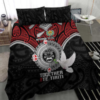 Aotearoa and Tonga Mo Te Tiriti Bedding Set New Zealand Honour The Treaty Ake!Ake!Ake!
