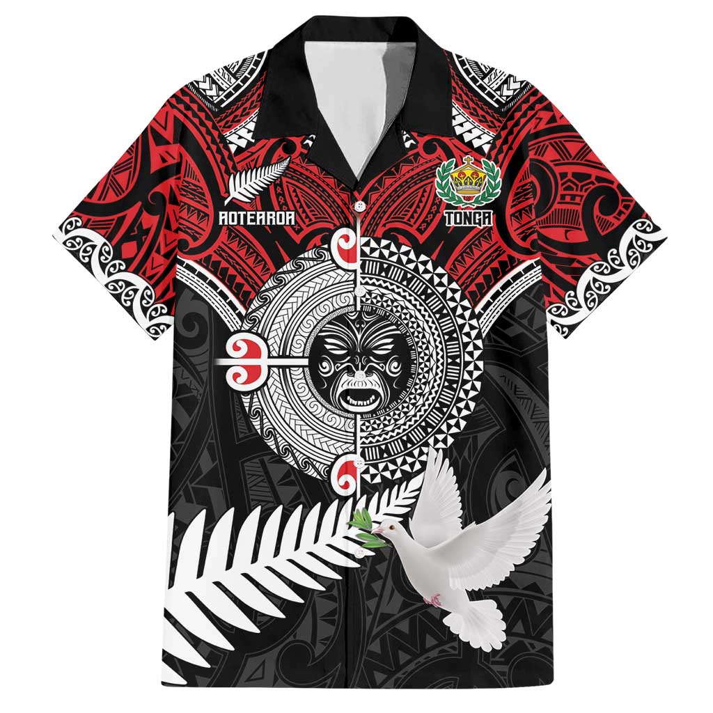 Aotearoa and Tonga Mo Te Tiriti Hawaiian Shirt New Zealand Honour The Treaty Ake!Ake!Ake!