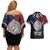 Aotearoa and Samoa Mo Te Tiriti Couples Matching Off Shoulder Short Dress and Hawaiian Shirt Tangata Moana Stand with Tangata Whenua